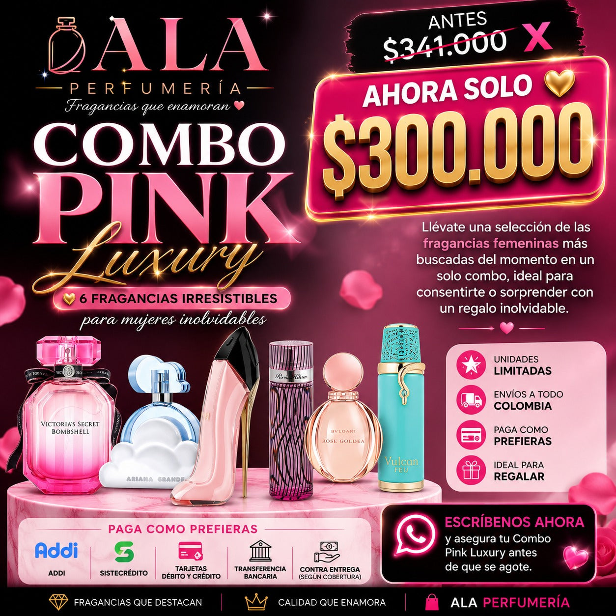COMBO PINK LUXURY