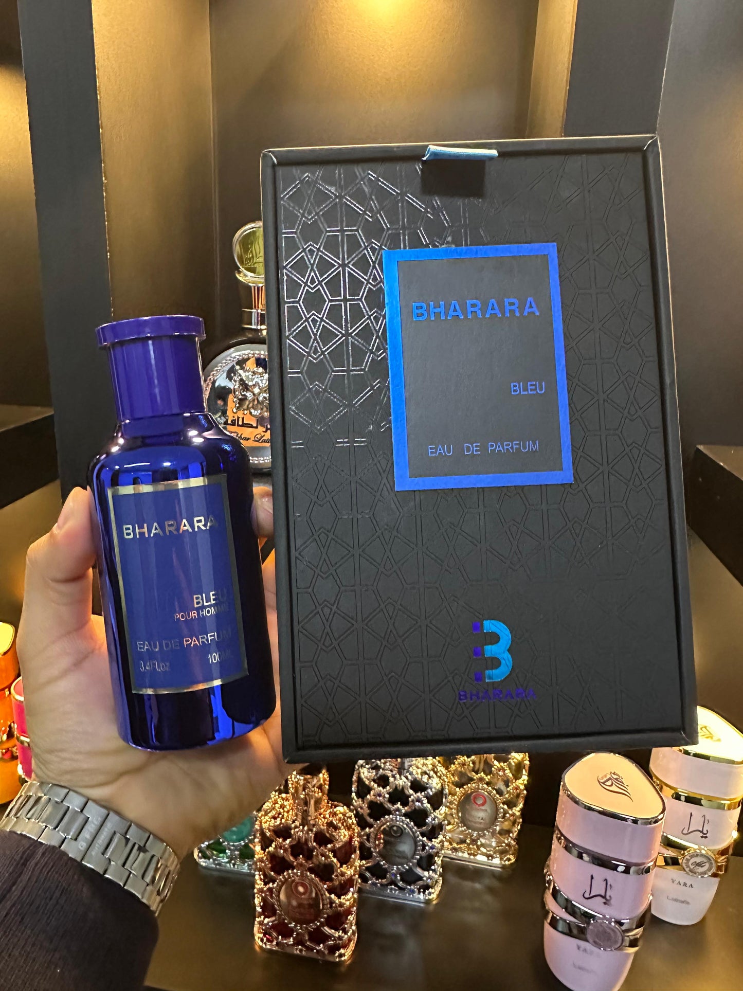 BHARARA BLEU EN ESTUCHE DE LUJO