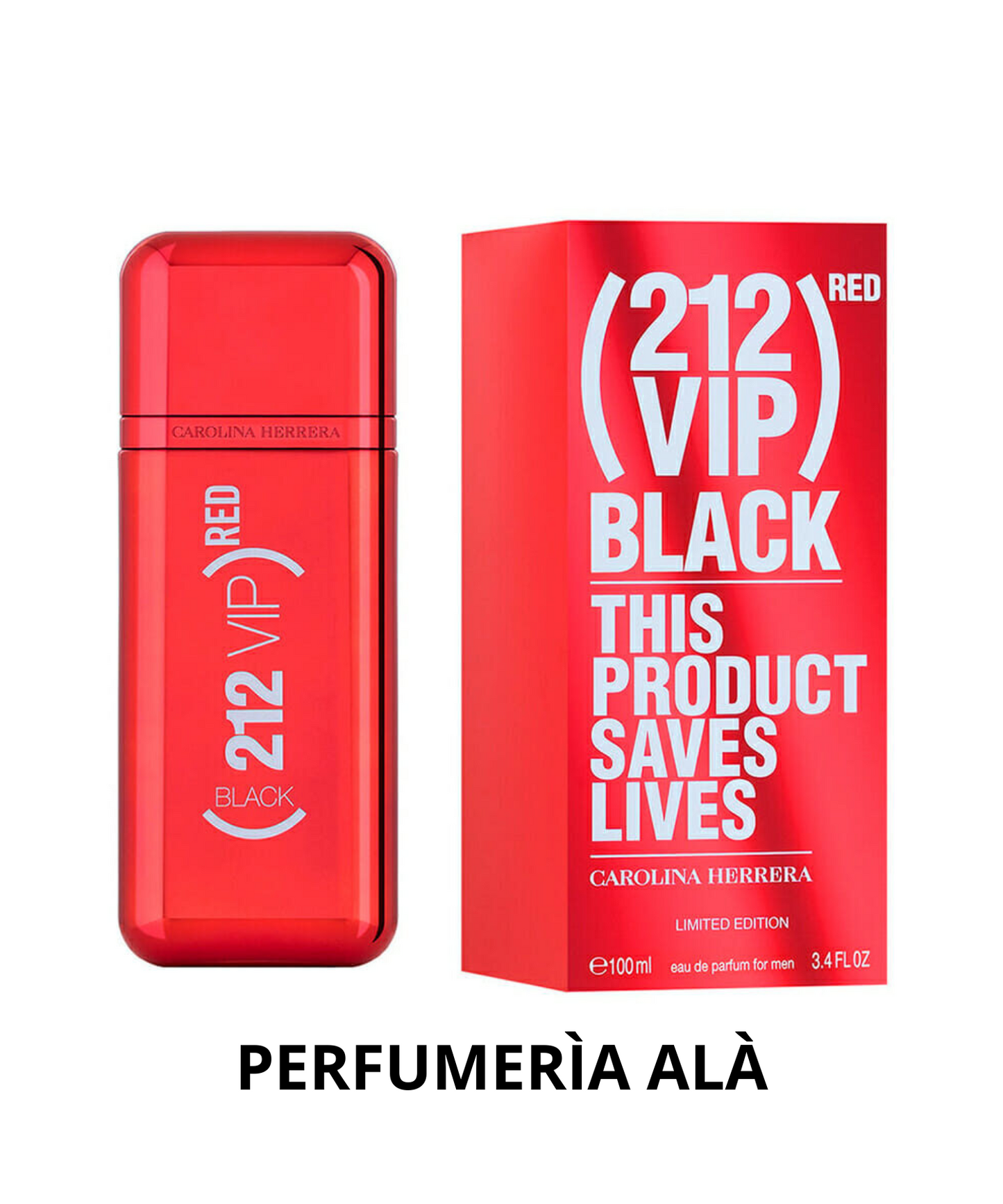 CAROLINA HERRERA 212 VIP BLACK RED