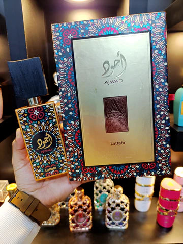 LATTAFA PERFUMES AJWAD EN ESTUCHE DE LUJO