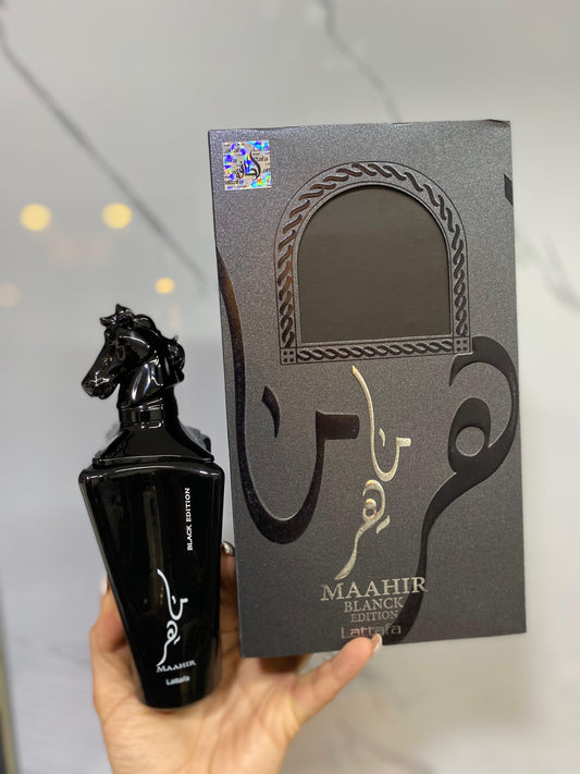 LATTAFA PERFUMES MAAHIR BLACK EDITION