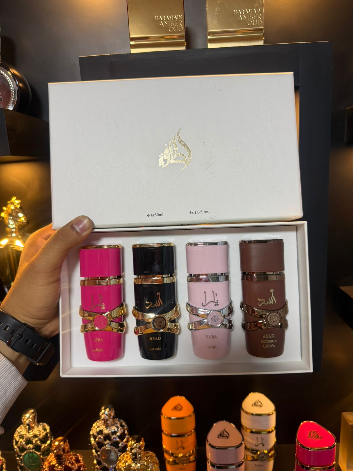 ESTUCHE DE LUJO LATTAFA X 4